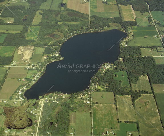 Fish Lake in St Joseph County, Michigan